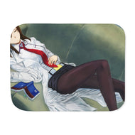 Makise Kurisu Sherpa Blanket