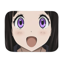 Load image into Gallery viewer, Eru Chitanda Smiling face Sherpa Blanket
