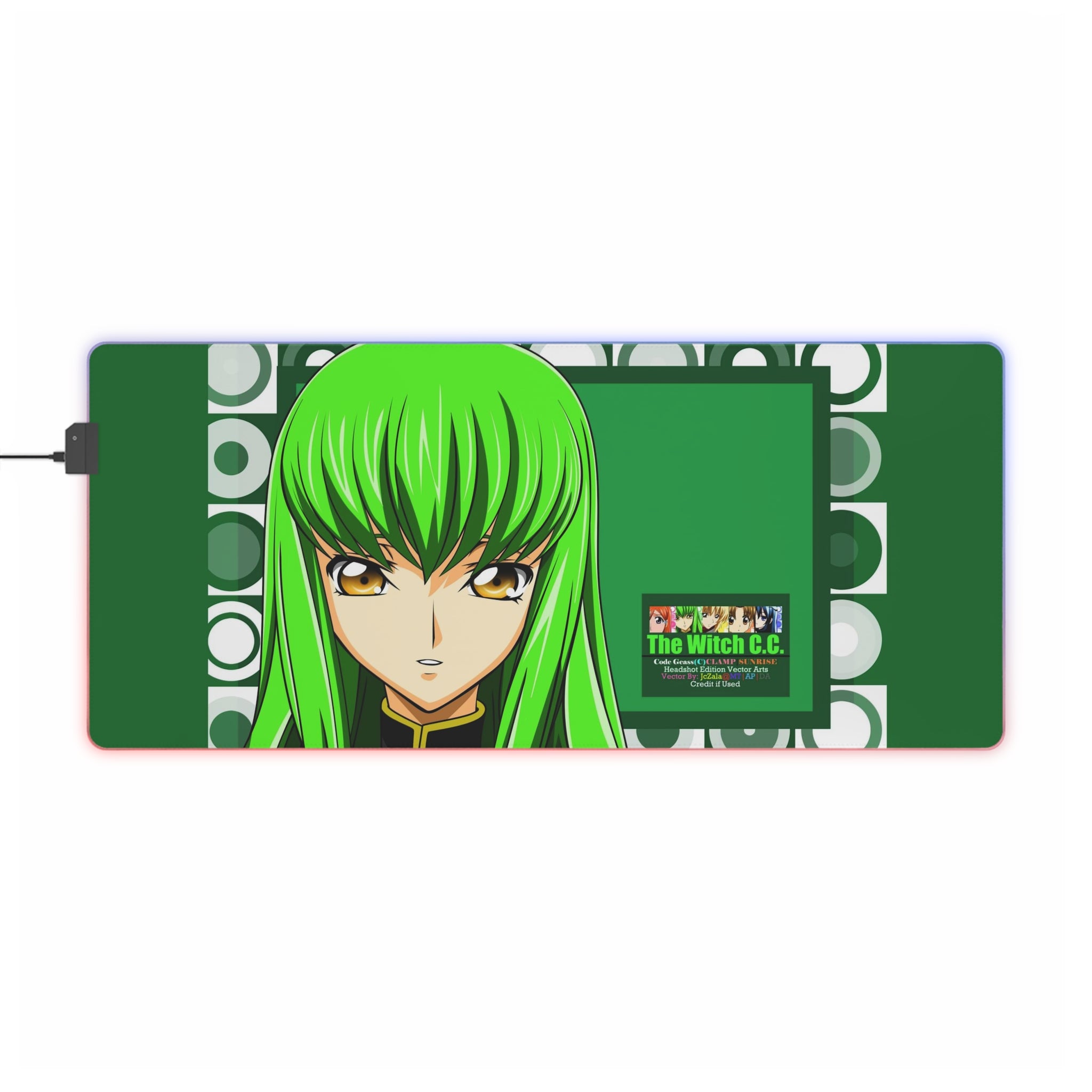 Code Geass RGB LED Mouse Pad (Desk Mat)