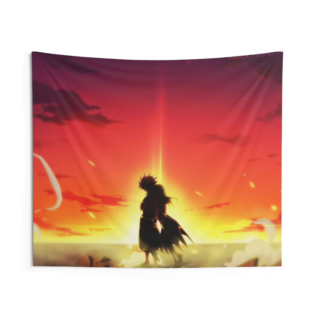 Natsu and Lucy (Fairy Tail) Indoor Wall Tapestry
