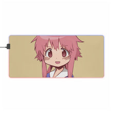 Load image into Gallery viewer, Mirai Nikki Yuno Gasai RGB LED Mouse Pad (Desk Mat)
