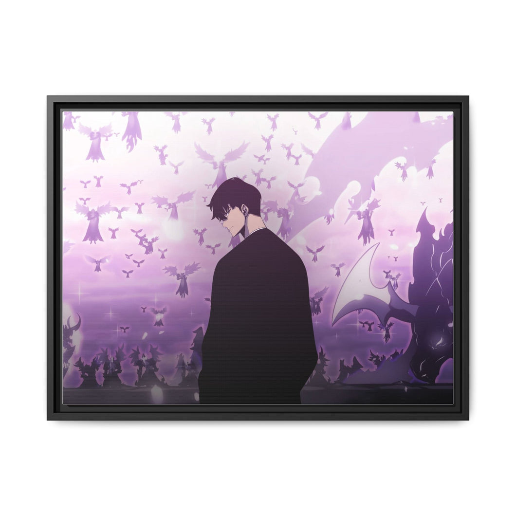 Solo Leveling Canvas Framed Art Print