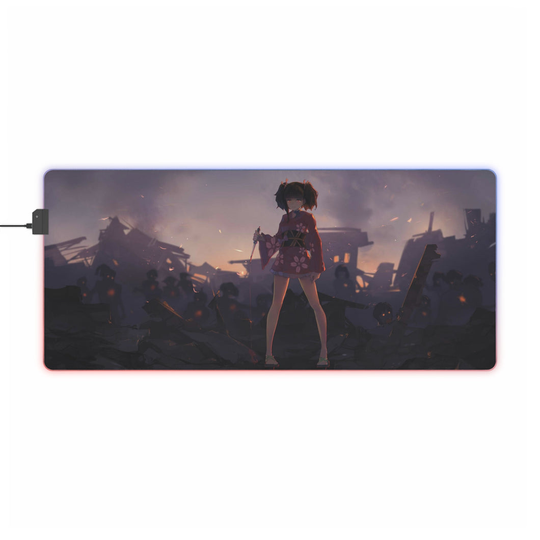 Kabaneri Of The Iron Fortress RGB LED Mouse Pad (Desk Mat)