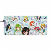 Load image into Gallery viewer, Code Geass Suzaku Kururugi, Nunnally Lamperouge RGB LED Mouse Pad (Desk Mat)

