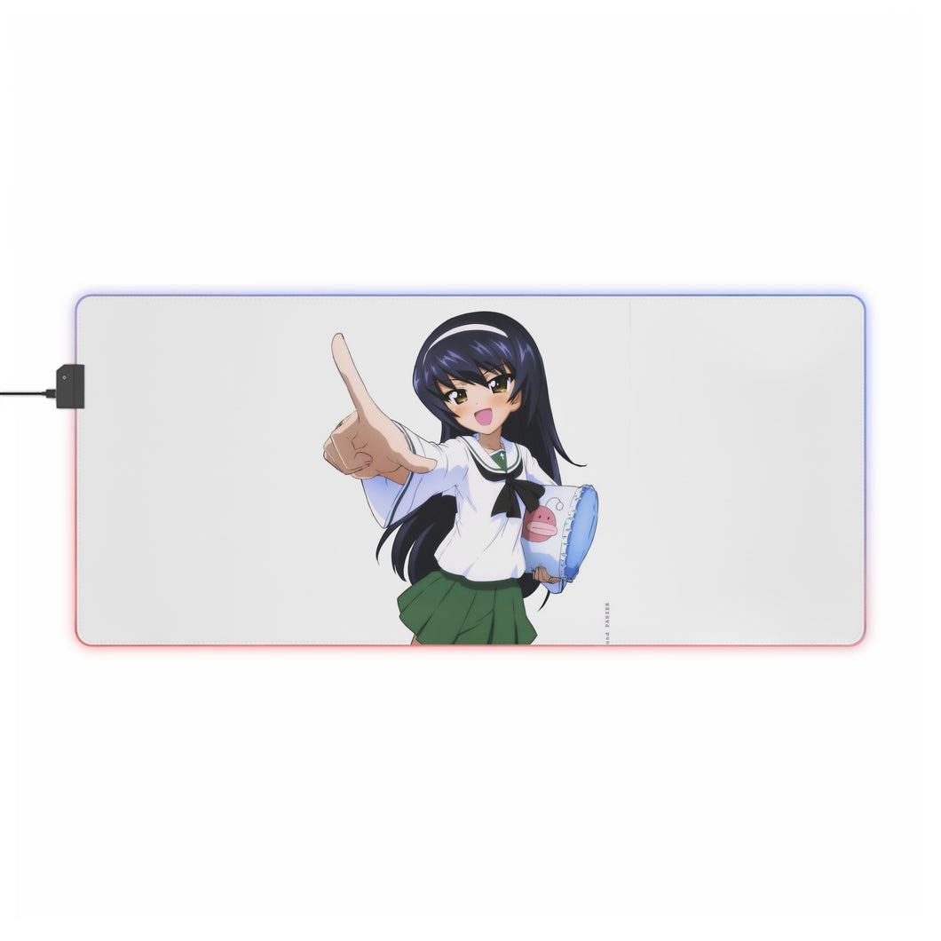 Girls und Panzer RGB LED Mouse Pad (Desk Mat)