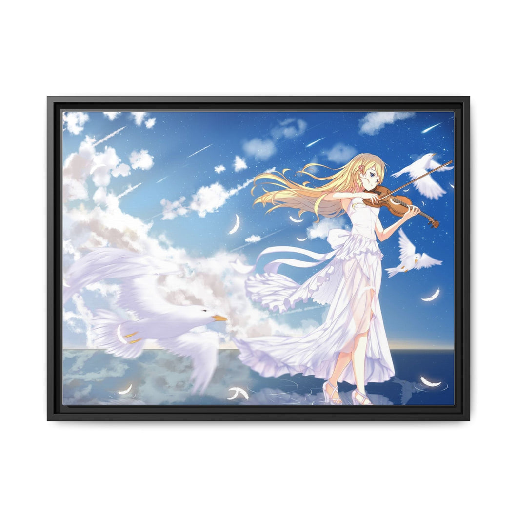 Anime Your Lie in April Canvas Framed Art Print