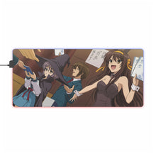 Load image into Gallery viewer, The Melancholy Of Haruhi Suzumiya RGB LED Mouse Pad (Desk Mat)
