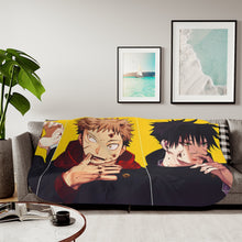 Load image into Gallery viewer, Anime Jujutsu Kaisen Sherpa Blanket
