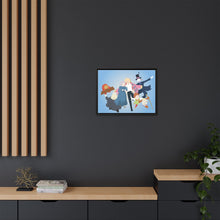Load image into Gallery viewer, Anime Howl&#39;s Moving Castle Canvas Framed Art Print

