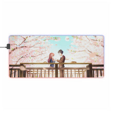 Load image into Gallery viewer, Koe No Katachi Shouko Nishimiya, Shouya Ishida RGB LED Mouse Pad (Desk Mat)
