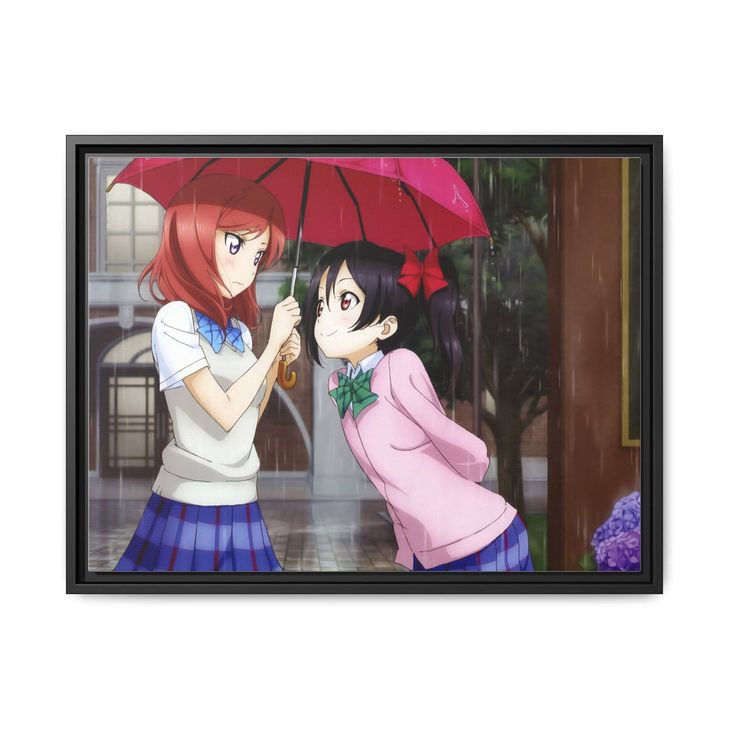 Love Live! Canvas Framed Art Print