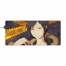 Load image into Gallery viewer, Durarara!! Izaya Orihara RGB LED Mouse Pad (Desk Mat)
