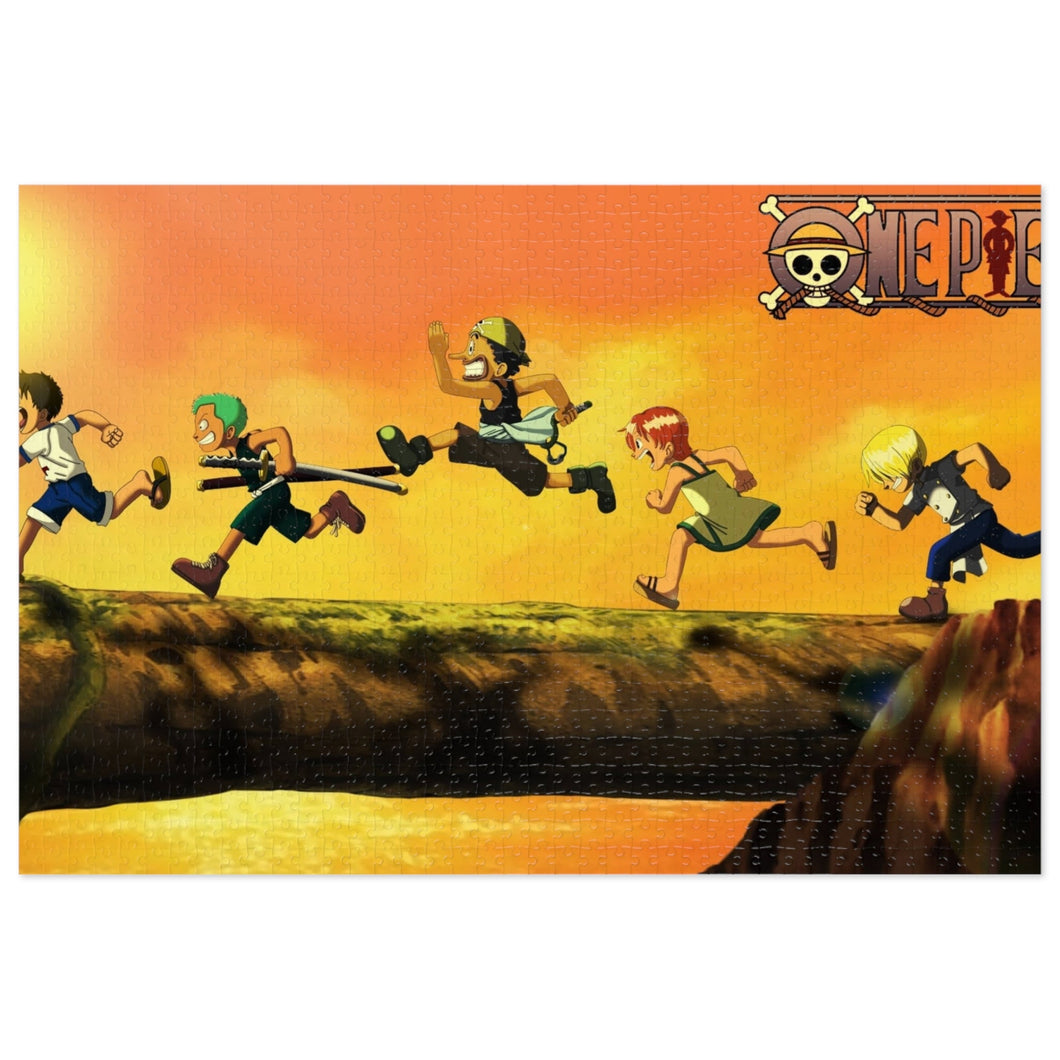 One Piece Monkey D. Luffy, Roronoa Zoro, Sanji, Nami, Usopp Jigsaw Puzzle