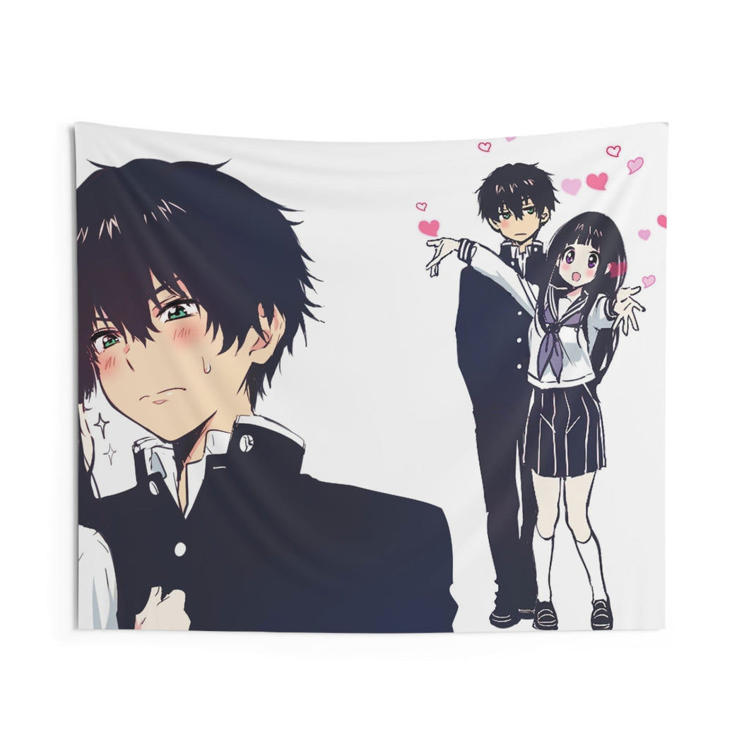 Eru Chitanda  And  Hōtarō Oreki Indoor Wall Tapestry