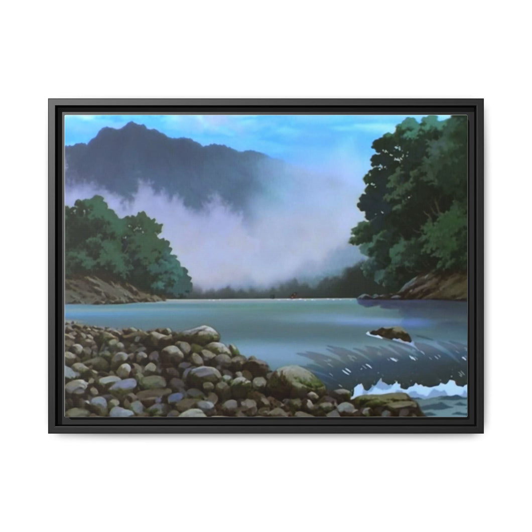 Anime Princess Mononoke Canvas Framed Art Print