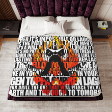 Load image into Gallery viewer, Anime Tengen Toppa Gurren Lagann Sherpa Blanket

