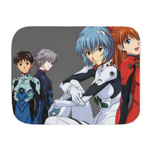 Load image into Gallery viewer, Anime Neon Genesis Evangelion Sherpa Blanket
