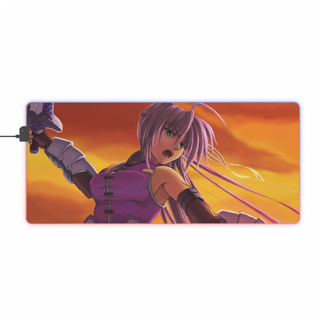 Magical Girl Lyrical Nanoha RGB LED Mouse Pad (Desk Mat)