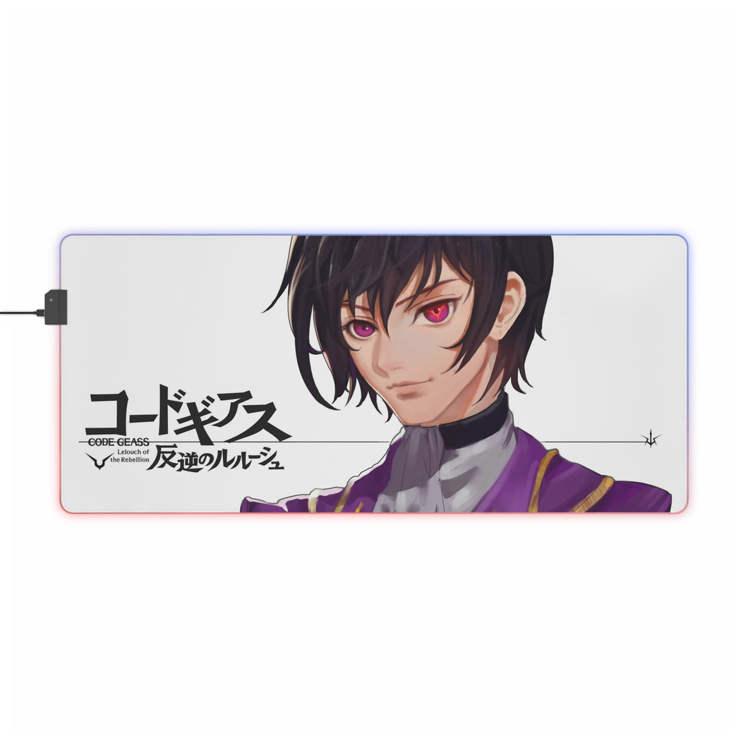 Code Geass Lelouch Lamperouge RGB LED Mouse Pad (Desk Mat)