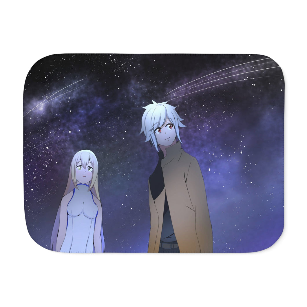 Is It Wrong to Try to Pick Up Girls in a Dungeon? Bell Cranel Sherpa Blanket