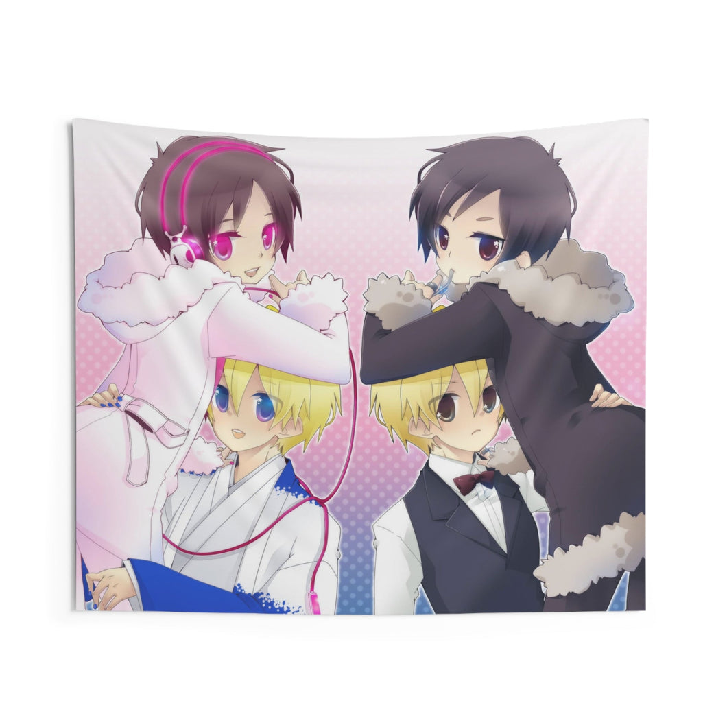 Durarara!! Izaya Orihara, Shizuo Heiwajima Indoor Wall Tapestry