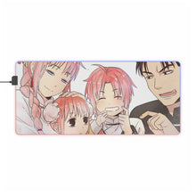 Load image into Gallery viewer, Gintama Kagura, Kamui RGB LED Mouse Pad (Desk Mat)
