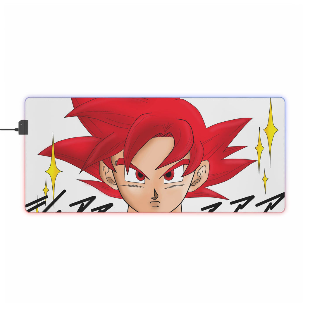 ssj god RGB LED Mouse Pad (Desk Mat)