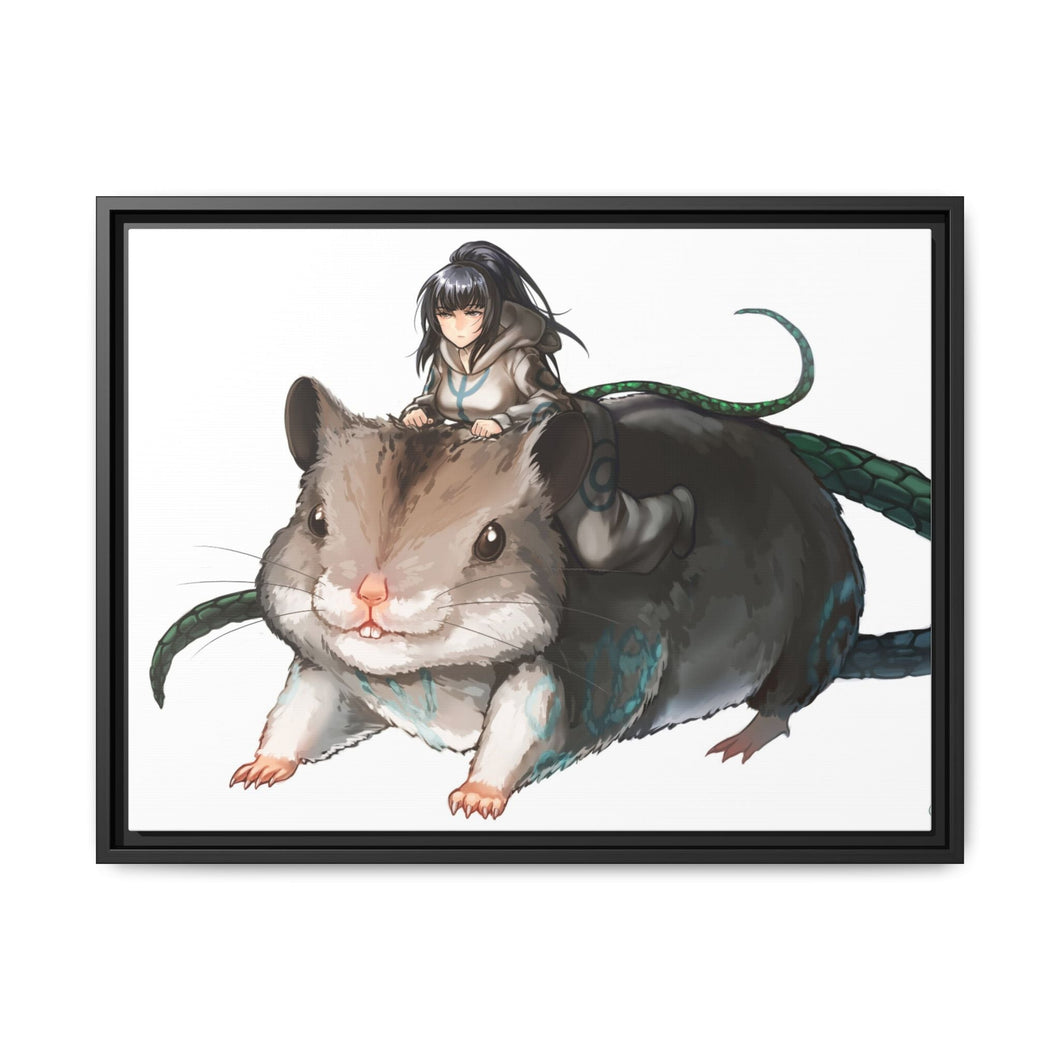 Narberal and Hamsuke Canvas Framed Art Print