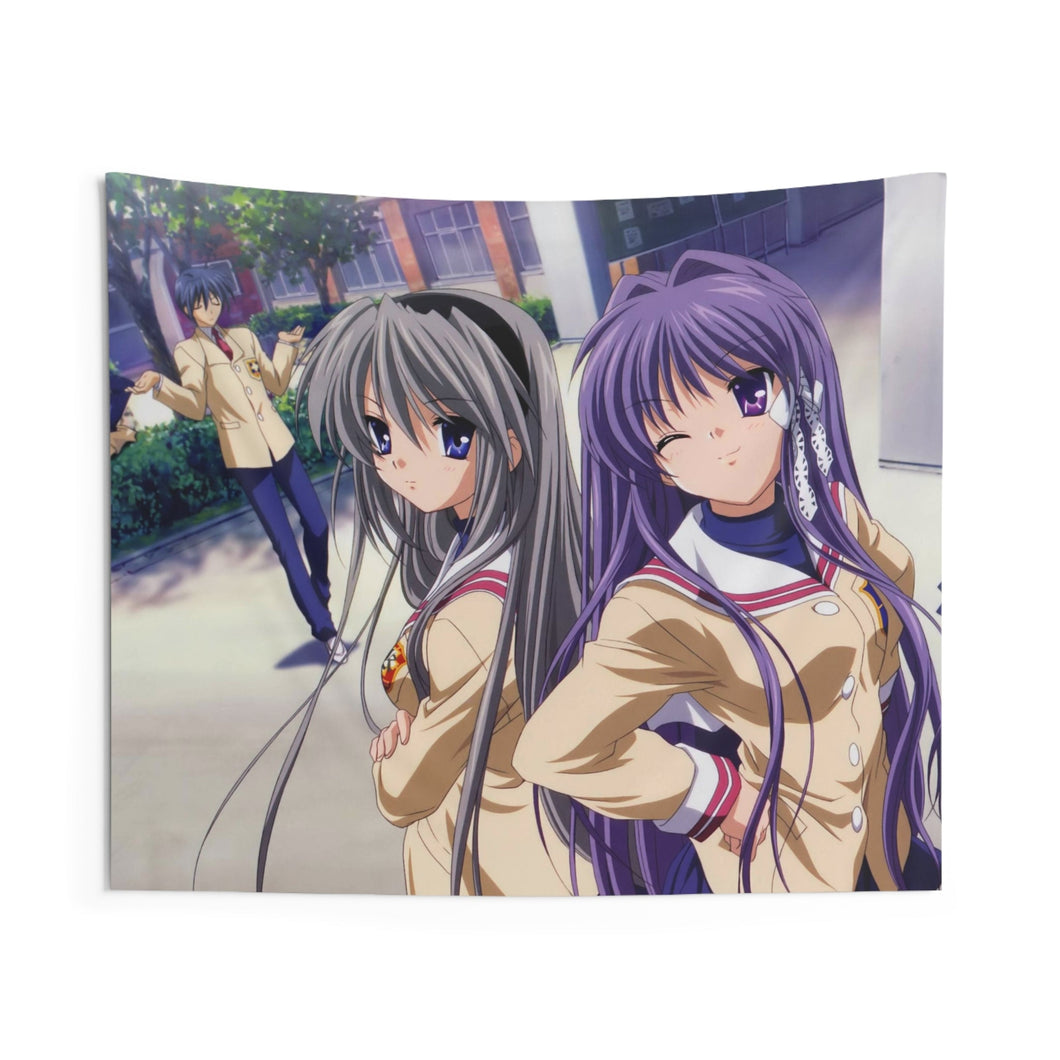 Clannad Tomoya Okazaki, Nagisa Furukawa, Tomoyo Sakagami, Kyou Fujibayashi, Youhei Sunohara Indoor Wall Tapestry