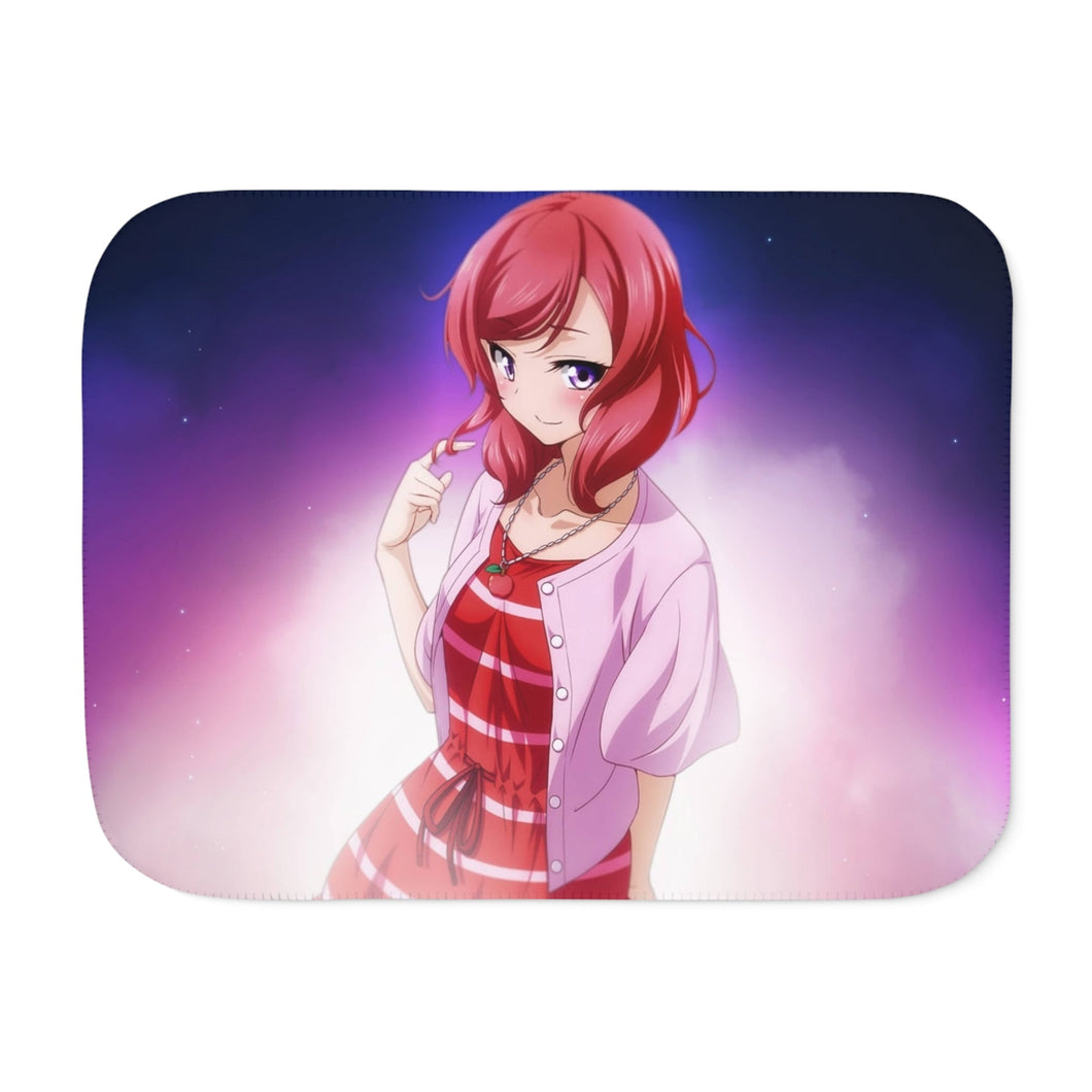 Maki Nishikino Sherpa Blanket