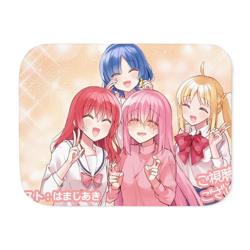 Anime Bocchi the Rock Sherpa Blanket