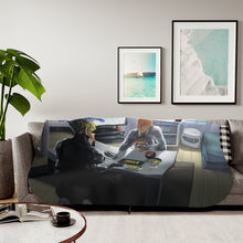 Load image into Gallery viewer, Saitama and Genos Sherpa Blanket
