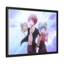 Load image into Gallery viewer, Assassination Classroom Karma Akabane, Nagisa Shiota Canvas Framed Art Print
