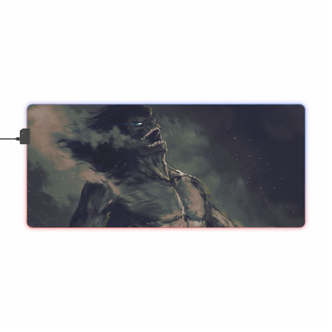 Anime Attack On Titan RGB LED Mouse Pad (Desk Mat)