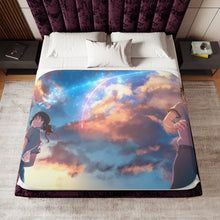 Load image into Gallery viewer, Your Name. Sherpa Blanket
