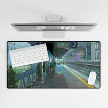 Load image into Gallery viewer, Anime Train Station Mouse Pad (Desk Mat)
