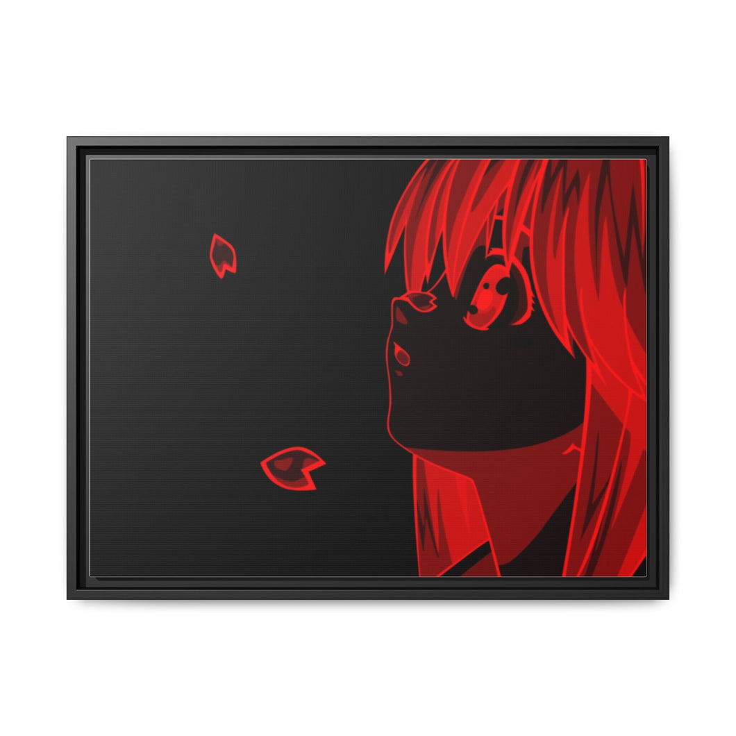 Anime Elfen Lied Canvas Framed Art Print