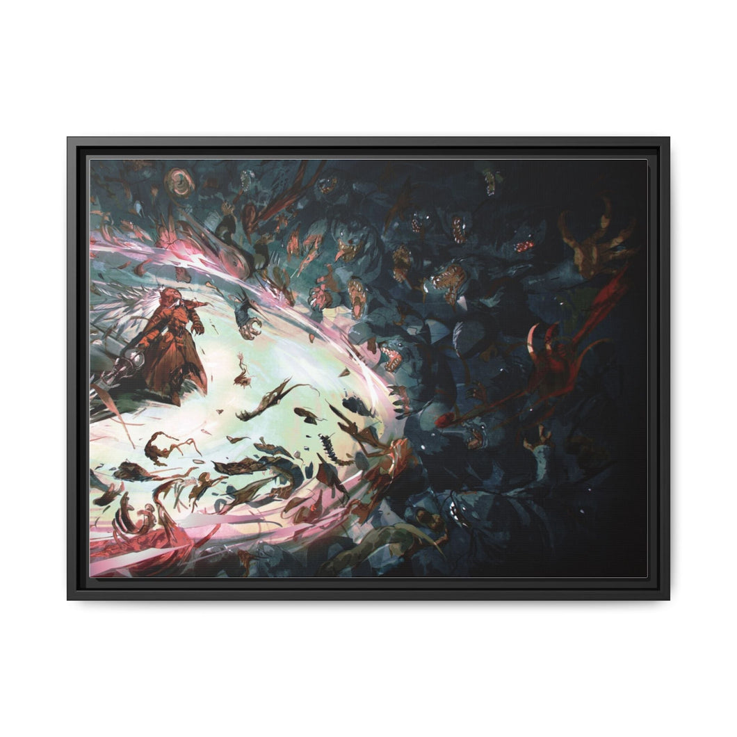 Overlord Canvas Framed Art Print