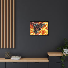 Load image into Gallery viewer, Fire Force Shinra Kusakabe Canvas Framed Art Print
