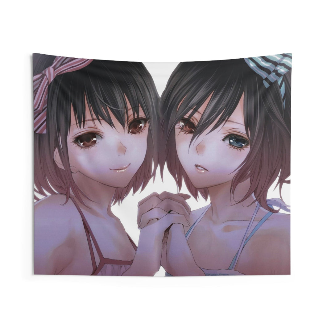 Mei and Fujioka Misaki Indoor Wall Tapestry