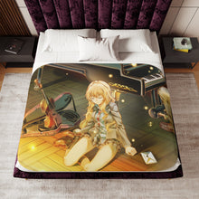Load image into Gallery viewer, Anime Your Lie in April Sherpa Blanket
