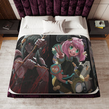 Load image into Gallery viewer, Anime Spy x Family Sherpa Blanket
