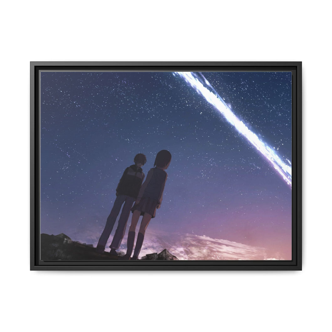 Anime Your Name. Canvas Framed Art Print