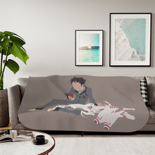 Load image into Gallery viewer, Ganta and Shiro Sherpa Blanket
