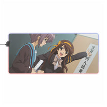 Load image into Gallery viewer, The Melancholy Of Haruhi Suzumiya RGB LED Mouse Pad (Desk Mat)
