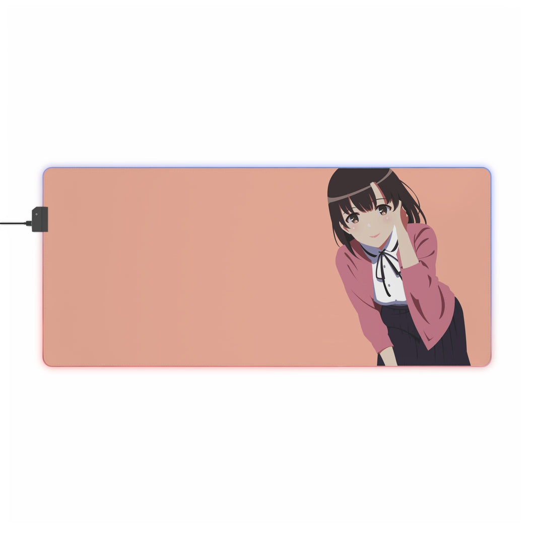 Saekano: How To Raise A Boring Girlfriend RGB LED Mouse Pad (Desk Mat)