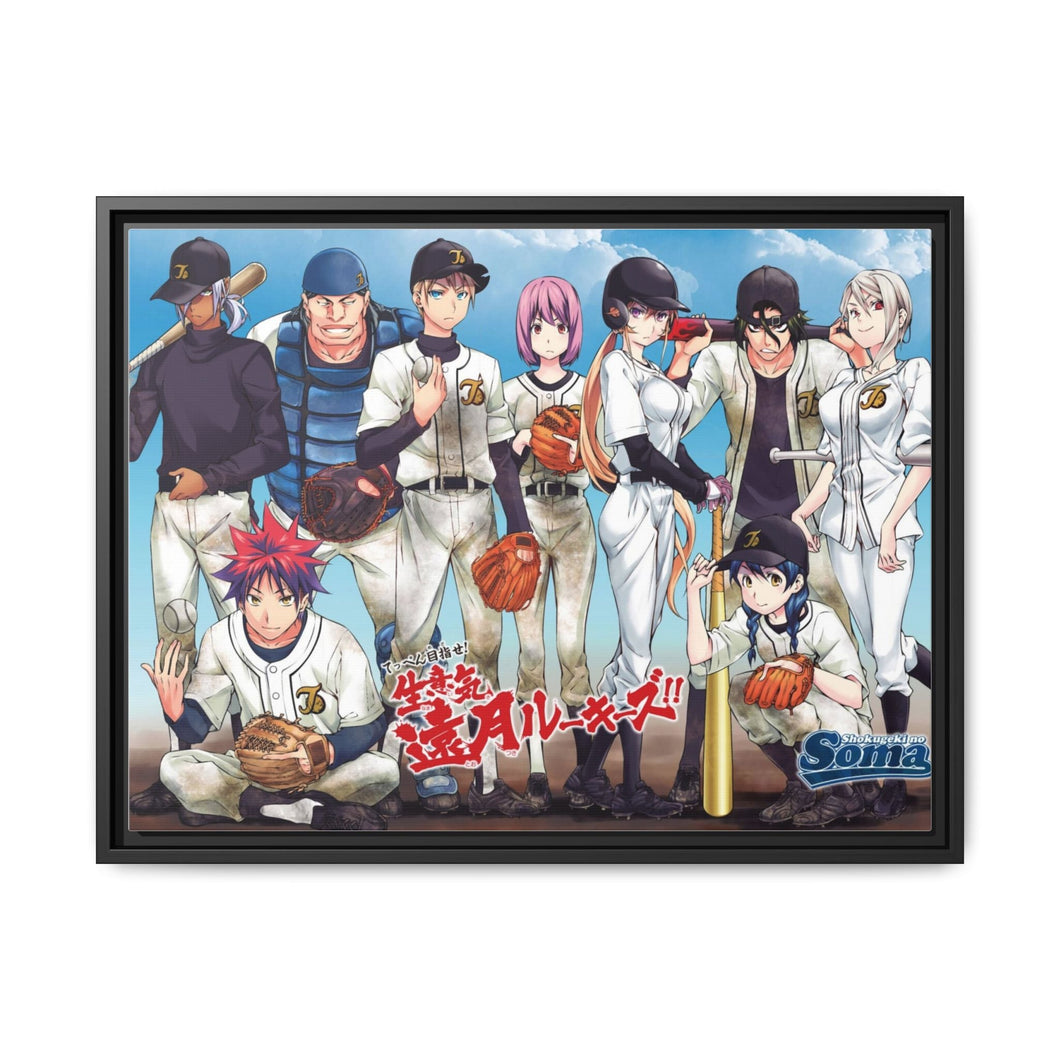 Anime Food Wars: Shokugeki no Soma Canvas Framed Art Print
