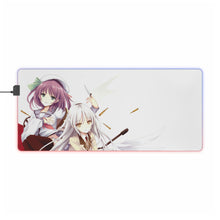 Load image into Gallery viewer, Angel Beats! Kanade Tachibana, Yuri Nakamura RGB LED Mouse Pad (Desk Mat)

