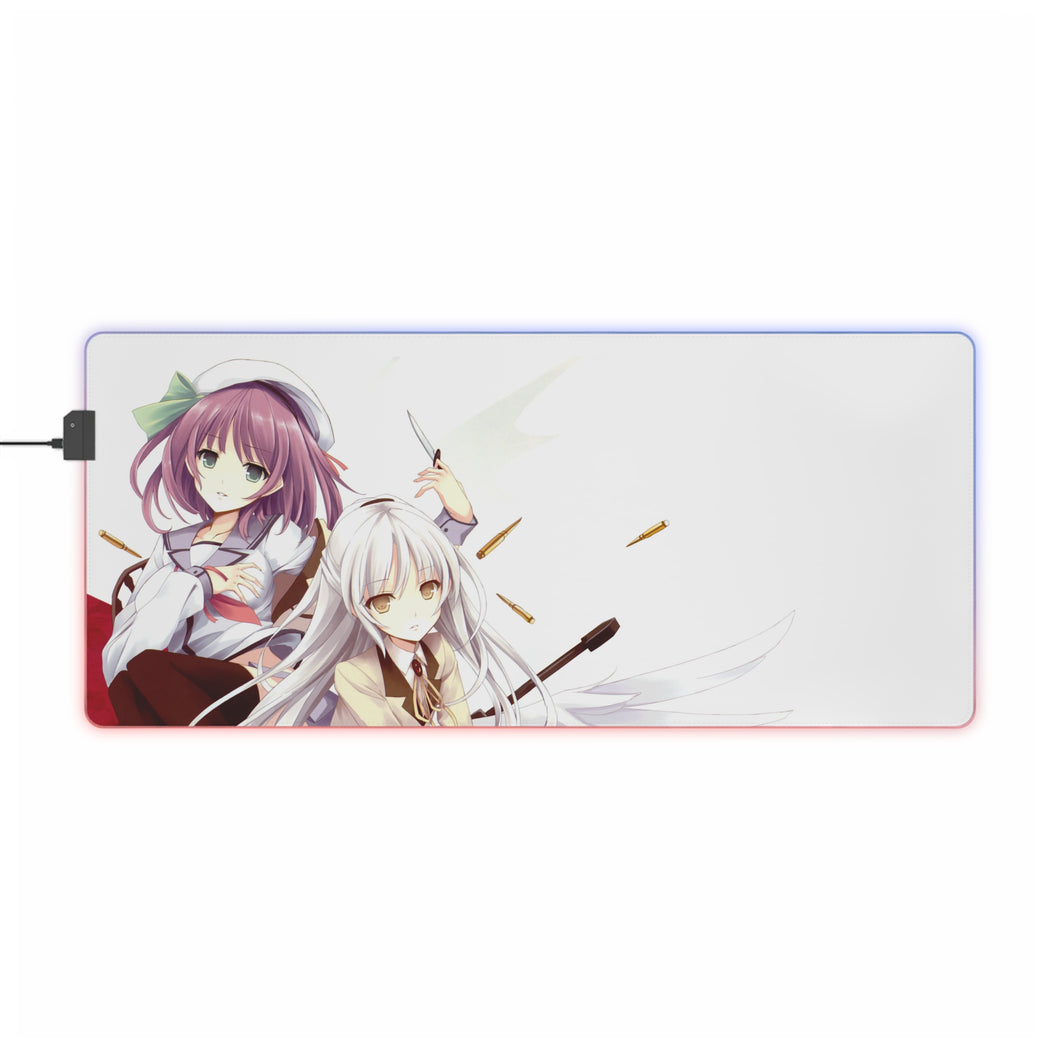 Angel Beats! Kanade Tachibana, Yuri Nakamura RGB LED Mouse Pad (Desk Mat)
