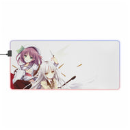 Angel Beats! Kanade Tachibana, Yuri Nakamura RGB LED Mouse Pad (Desk Mat)